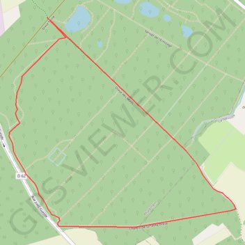 Itinéraire Forêt de Phalempin, distance, dénivelé, altitude, carte, profil, trace GPS