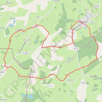 Itinéraire Les éoliennes de Viersat-14115311, distance, dénivelé, altitude, carte, profil, trace GPS