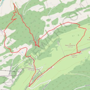 Itinéraire Chasseral, distance, dénivelé, altitude, carte, profil, trace GPS