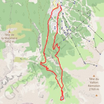 Itinéraire Track 001, distance, dénivelé, altitude, carte, profil, trace GPS