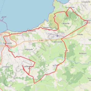 Itinéraire Gravel bike, distance, dénivelé, altitude, carte, profil, trace GPS