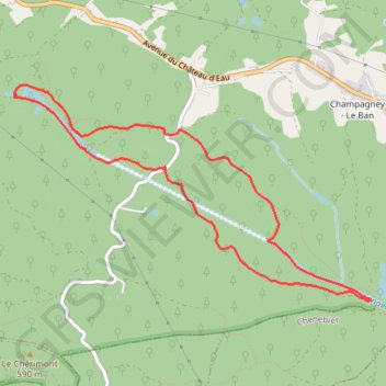 Itinéraire Haut Saône, distance, dénivelé, altitude, carte, profil, trace GPS