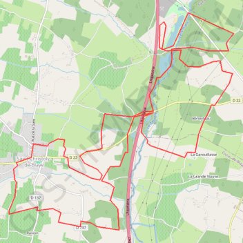 Itinéraire Randonnee saint savin, distance, dénivelé, altitude, carte, profil, trace GPS