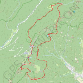 Itinéraire La planche des Belles filles, distance, dénivelé, altitude, carte, profil, trace GPS