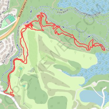 Itinéraire LES BOUCLES DE TINA - Verte moyenne, distance, dénivelé, altitude, carte, profil, trace GPS