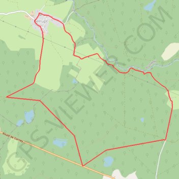 Itinéraire Sentier Le Val de Saône - Belrupt, distance, dénivelé, altitude, carte, profil, trace GPS