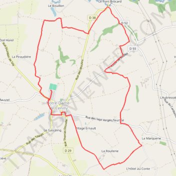 Itinéraire Moyen parcours, distance, dénivelé, altitude, carte, profil, trace GPS