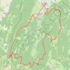 Itinéraire 🚶 Trace ,boucle des grands cols du Vercors, distance, dénivelé, altitude, carte, profil, trace GPS