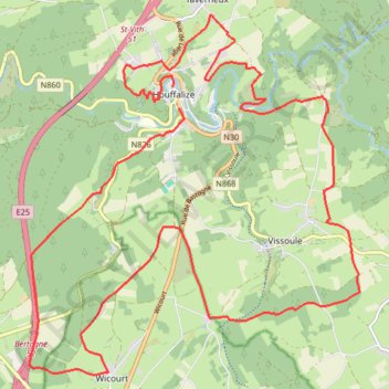 Itinéraire Rando ROC Rouge & Carnaval 2023, distance, dénivelé, altitude, carte, profil, trace GPS