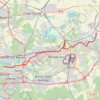 Itinéraire Les Bords de Marne - De Noisiel à Mareuil-lès-Meaux, distance, dénivelé, altitude, carte, profil, trace GPS