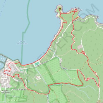 Itinéraire Porquerolles, distance, dénivelé, altitude, carte, profil, trace GPS