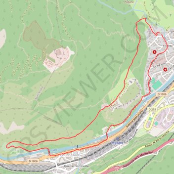 Itinéraire Sandrine - Tour du Replaton, distance, dénivelé, altitude, carte, profil, trace GPS