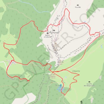 Itinéraire Col de l'Alpette, distance, dénivelé, altitude, carte, profil, trace GPS