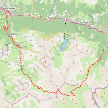 Itinéraire Mont Thabor, distance, dénivelé, altitude, carte, profil, trace GPS