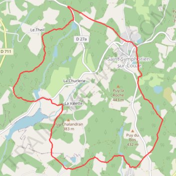 Itinéraire Boucle de la Chapelle Saint-Martin, distance, dénivelé, altitude, carte, profil, trace GPS