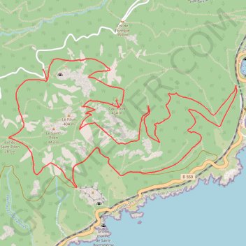 Itinéraire trace, distance, dénivelé, altitude, carte, profil, trace GPS