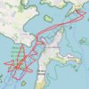 Itinéraire GPX track from UBX NAV-PVT datalog, distance, dénivelé, altitude, carte, profil, trace GPS