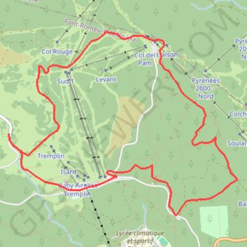 Itinéraire Pyrénées Catalanes - Serrat de l'Ours, distance, dénivelé, altitude, carte, profil, trace GPS