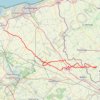 Itinéraire A_travers_les_Monts_des_Flandres, distance, dénivelé, altitude, carte, profil, trace GPS