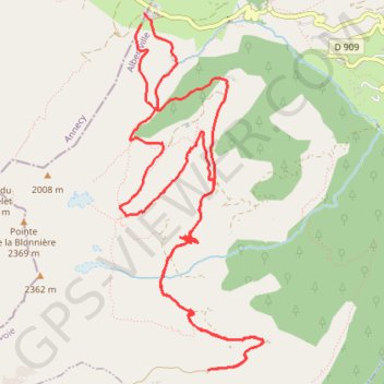 Itinéraire Chalet du Curé, distance, dénivelé, altitude, carte, profil, trace GPS