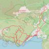 Itinéraire Les Calanques de Cassis, distance, dénivelé, altitude, carte, profil, trace GPS