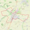 Itinéraire Guiscard de Magny, distance, dénivelé, altitude, carte, profil, trace GPS