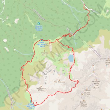 Itinéraire Le Col de la Mine de Fer, distance, dénivelé, altitude, carte, profil, trace GPS
