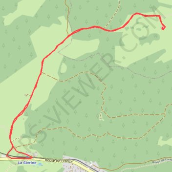 Itinéraire La Genolière, distance, dénivelé, altitude, carte, profil, trace GPS