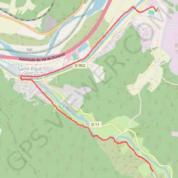 Itinéraire Saint-Paul, distance, dénivelé, altitude, carte, profil, trace GPS