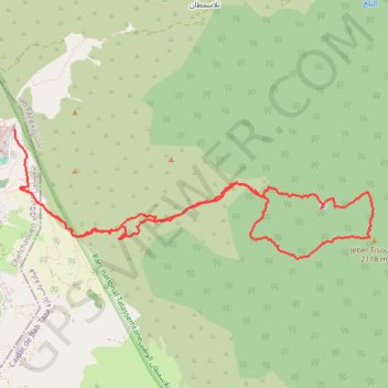 Itinéraire Saved_2020-03-01-19-04, distance, dénivelé, altitude, carte, profil, trace GPS