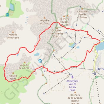 Itinéraire Les 4 cols, distance, dénivelé, altitude, carte, profil, trace GPS