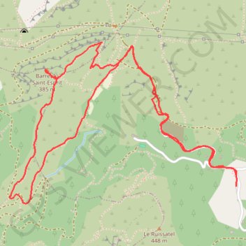 Itinéraire Sur les Traces de Marcel Pagnol, distance, dénivelé, altitude, carte, profil, trace GPS