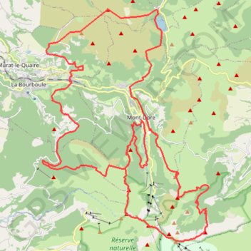 Itinéraire 60Sancy_TC_24, distance, dénivelé, altitude, carte, profil, trace GPS