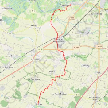 Itinéraire trace, distance, dénivelé, altitude, carte, profil, trace GPS