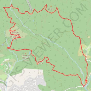 Itinéraire Bonnet du Capelan, distance, dénivelé, altitude, carte, profil, trace GPS