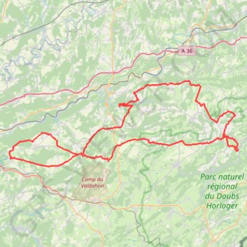 Itinéraire Belleherbe - Saône, distance, dénivelé, altitude, carte, profil, trace GPS