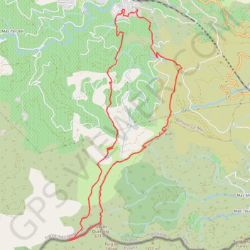 Itinéraire À saute-montagne, distance, dénivelé, altitude, carte, profil, trace GPS