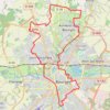 Itinéraire Tour de Bourges - Fontland - Bourges, distance, dénivelé, altitude, carte, profil, trace GPS