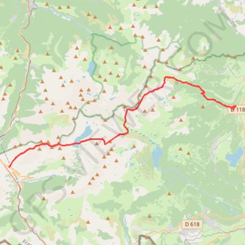 Itinéraire Col de Puymorens - Formiguères, distance, dénivelé, altitude, carte, profil, trace GPS