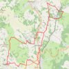 Itinéraire Running de Toulonjac à Villeneuve, distance, dénivelé, altitude, carte, profil, trace GPS