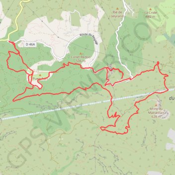 Itinéraire Rando Pichauris (tracé est), distance, dénivelé, altitude, carte, profil, trace GPS