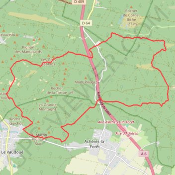 Itinéraire Trois Pignons Cul de Chien, distance, dénivelé, altitude, carte, profil, trace GPS