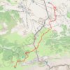 Itinéraire Traversée des Alpes - Étape 4, distance, dénivelé, altitude, carte, profil, trace GPS