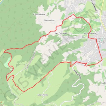 Itinéraire 16-Les Murcins, distance, dénivelé, altitude, carte, profil, trace GPS