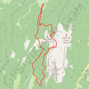 Itinéraire Grande Chartreuse depuis Ruchère, distance, dénivelé, altitude, carte, profil, trace GPS