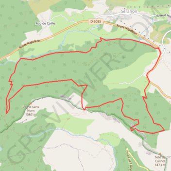 Itinéraire Rando sappee, distance, dénivelé, altitude, carte, profil, trace GPS