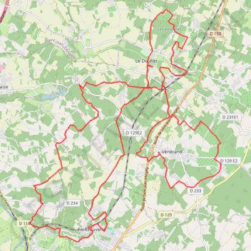 Itinéraire Rando du pays saintais 2021 - 40 km - 35338 - UtagawaVTT.com, distance, dénivelé, altitude, carte, profil, trace GPS