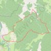 Itinéraire Sentier d'Isère et Crabasse, distance, dénivelé, altitude, carte, profil, trace GPS