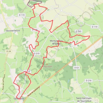 Itinéraire 0 - VTT 24km 2026, distance, dénivelé, altitude, carte, profil, trace GPS