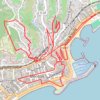 Itinéraire Menton, distance, dénivelé, altitude, carte, profil, trace GPS